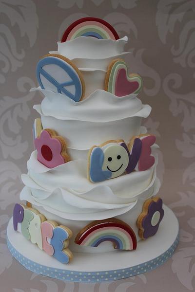Hippy Birthday To You! - Cake by Dulcie Blue Bakery ~ Chris