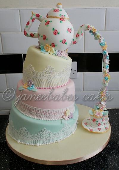 alternative vintage wedding cake - Cake by jane 