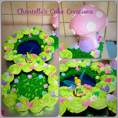 Tinkerbell and her Fairy house - Cake by Chantelle's Cake Creations