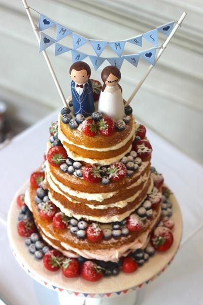 Peg dolly wedding cake - Cake by TLC