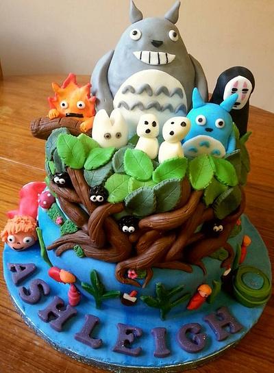 Studio Ghibli Cake - Cake by Tracey