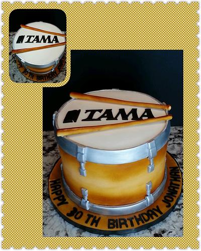 TAMA DRUM CAKE - Cake by Enza - Sweet-E