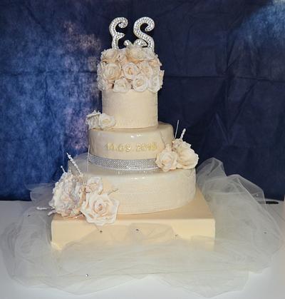 Wedding cake for Eleonora and Stefano - Cake by lupi67