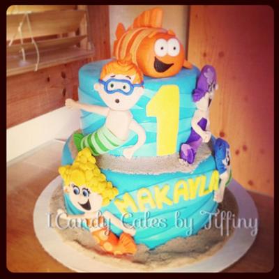 Bubble guppies, kids birthday - Cake by ICandycakesbyTiffiny