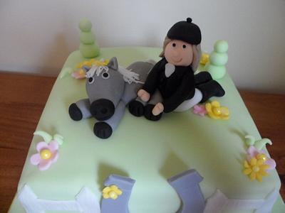 Pony & Rider themed cake - Cake by Cupcakecreations