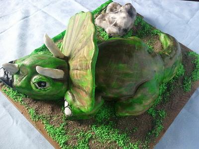 triceratops cake - Cake by Zoca
