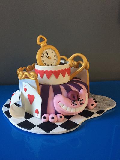 Alice in Wonderland - Cake by sophia1