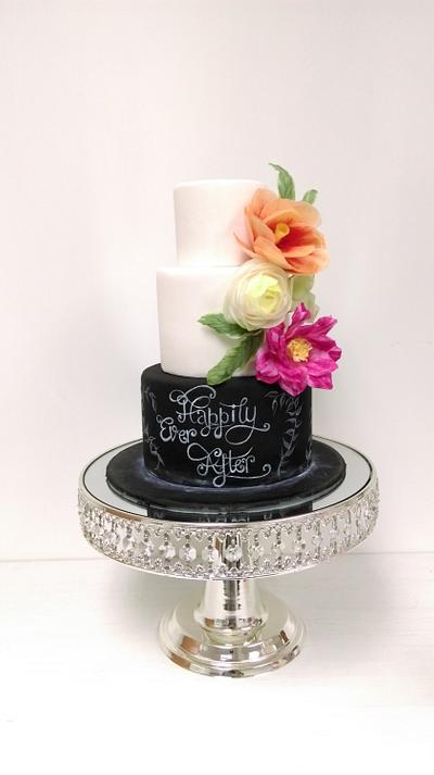 Wafer paper flower - Cake by Angela's Sugarcraft