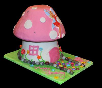 fairy house cake - Cake by maryfergin