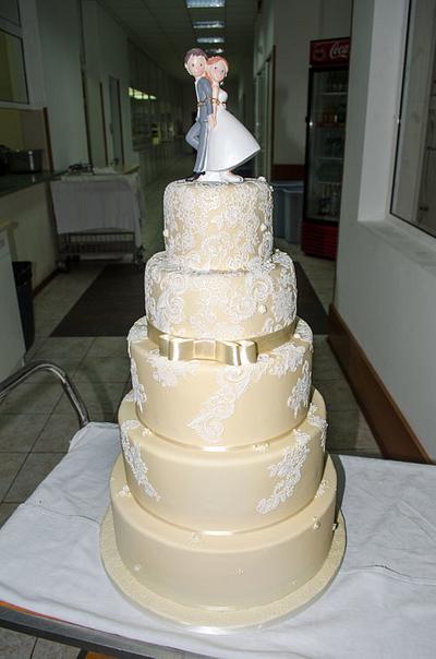 wedding cake  - Cake by Rositsa Lipovanska