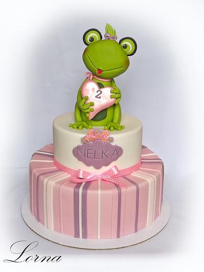 Frog cake.. - Cake by Lorna