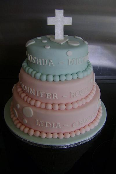 Christening cake - Cake by Beverley Childs
