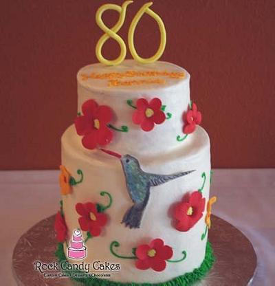 Hummingbird - Cake by Rock Candy Cakes