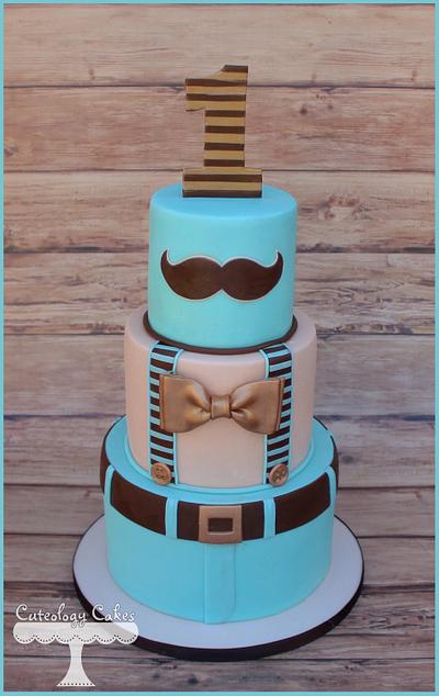 Little Man Cake - Cake by Cuteology Cakes 