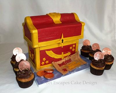 Jake and the Neverland Pirates Treasure Chest - Cake by Lindsey Ramirez Buehner 