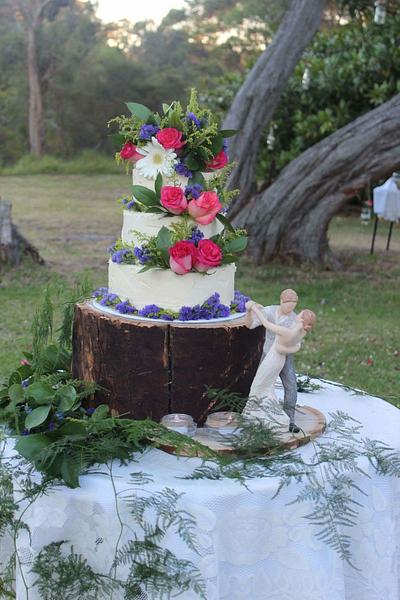 Country Wedding  - Cake by Vicky