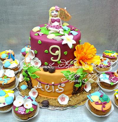 Hawaiian party - Cake by Nina Kalinova