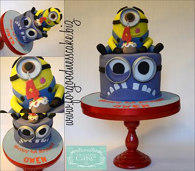 Minions! - Cake by Forgoodnesscake
