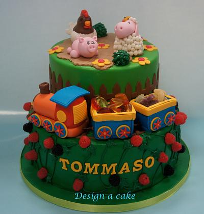 Little candies train - Cake by Alessandra