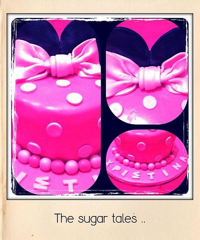 Minnie's bow ! - Cake by Thesugartales