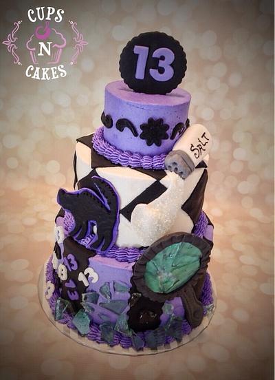 Superstitious  - Cake by Cups-N-Cakes 