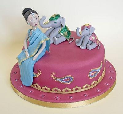 Bollywood theme - Cake by Cakes by Christine