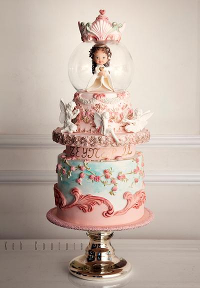 Snow Globe Cake - Cake by Kek Couture