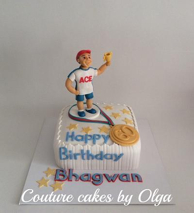 Sportsman's BD cake - Cake by Couture cakes by Olga