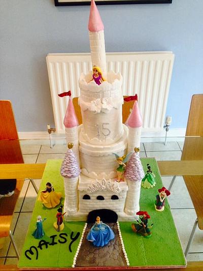 Princess Castle - Cake by Nanna Lyn Cakes