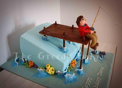Topsy Turvy Fishing Cake - Cake by Kate