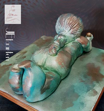 Fernando Botero: bakerswood challenge; mujer con frutta - Cake by Judith-JEtaarten