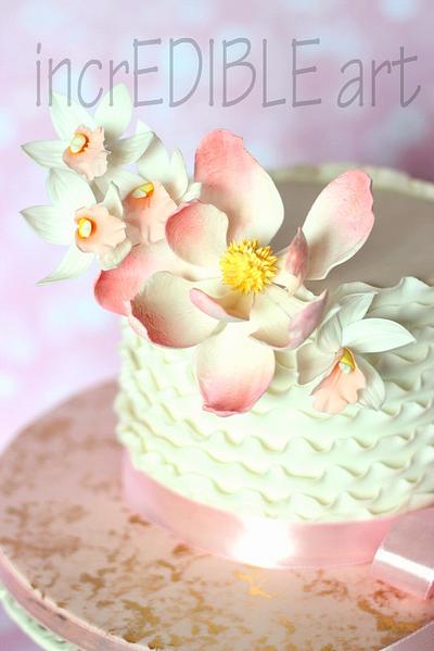 Pre -Wedding Cake- Dusty Rose - Cake by Rumana Jaseel