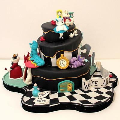 Alice in Wonderland Cake - Cake by Star Cakes