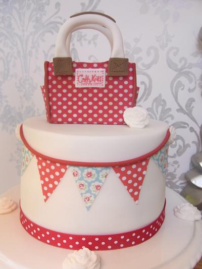Cath Kidston Inspired Bag Cake..x. - Cake by Lulu Belles Cupcake Creations