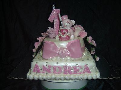 Pink Princess Bear - Cake by Katarina