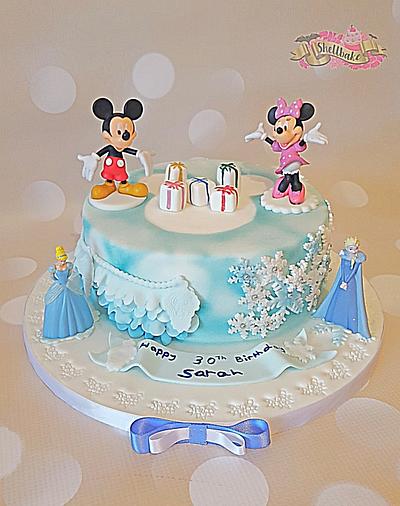 Disney airbrush cake - Cake by Michelle Donnelly