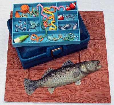 Fish bucket cake - Decorated Cake by Delice - CakesDecor