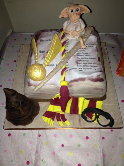 Harry Potter inspired birthday cake - Cake by theposhcakeco