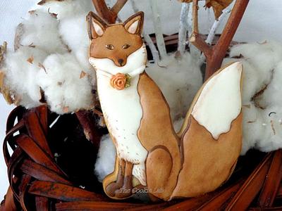 Dressed up Fox! - Cake by The Cookie Lab  by Marta Torres