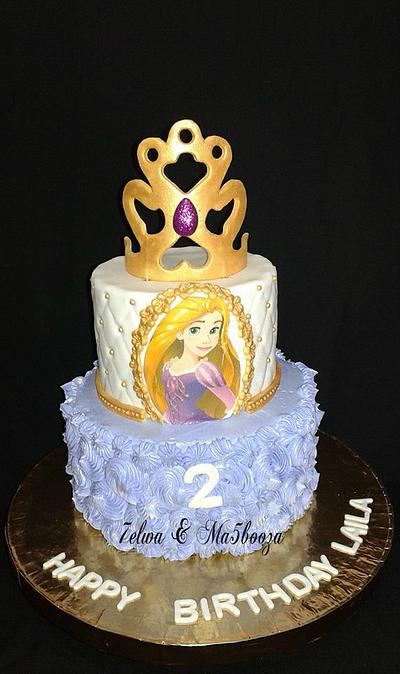 Rapunzel  - Cake by Zahraa Fayyad