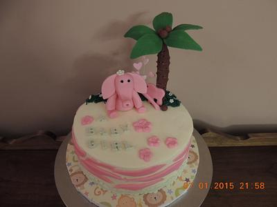 Baby Girl Shower - Cake by Brenda49