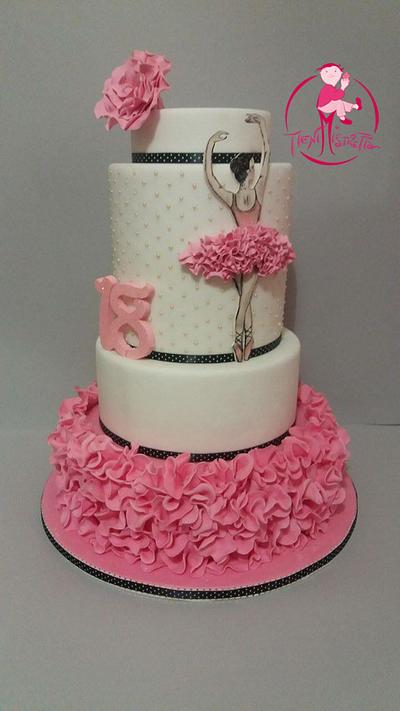 Cake ballerina - Cake by Daniela Mistretta 