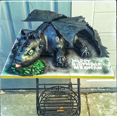Toothless dragon - Cake by Danijela Lilchickcupcakes
