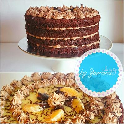 Chocolate cake  - Cake by Cake design by youmna 