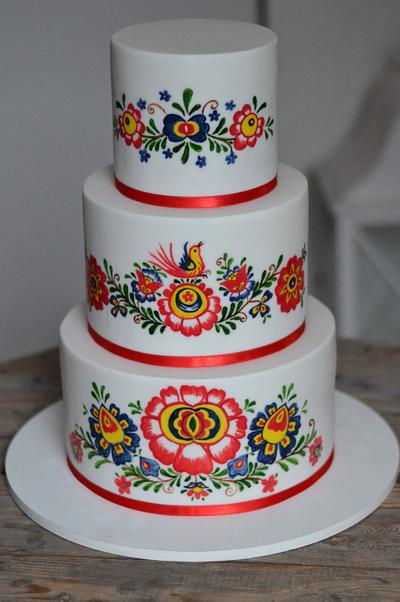 Folklore cake - Cake by Jana Josefíková