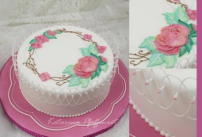 Royal icing "Rose" - Cake by Tortenherz