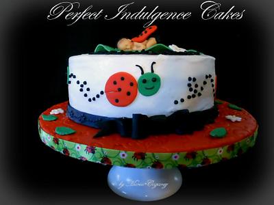 A Beautiful Lady Bug Shower Cake - Cake by Maria Cazarez Cakes and Sugar Art