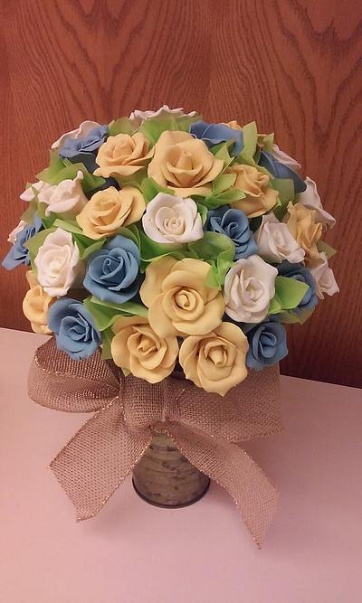 Chocolate Rose Bouquet - Cake by ShelleySugarCreations