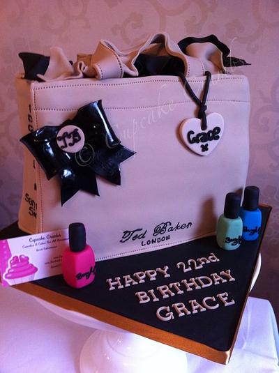 My first bag cake - Ted Baker Bowcon - Cake by Sarah