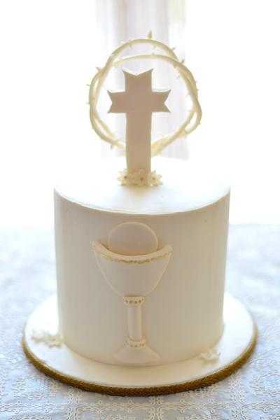 Communion Cake  - Cake by Tina Avira Tharakan
